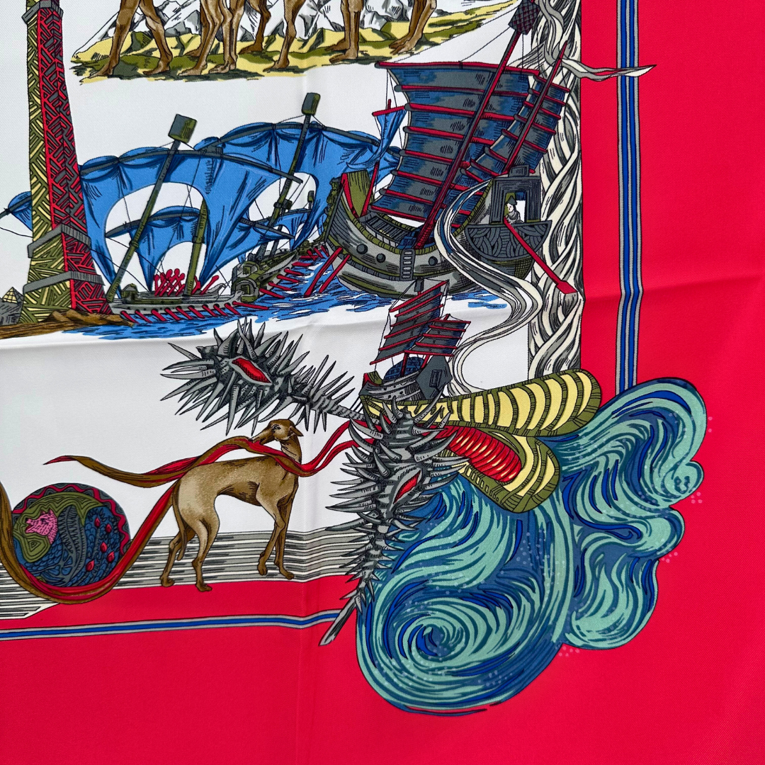 Au fil de la Soie Hermes Scarf by Faivre