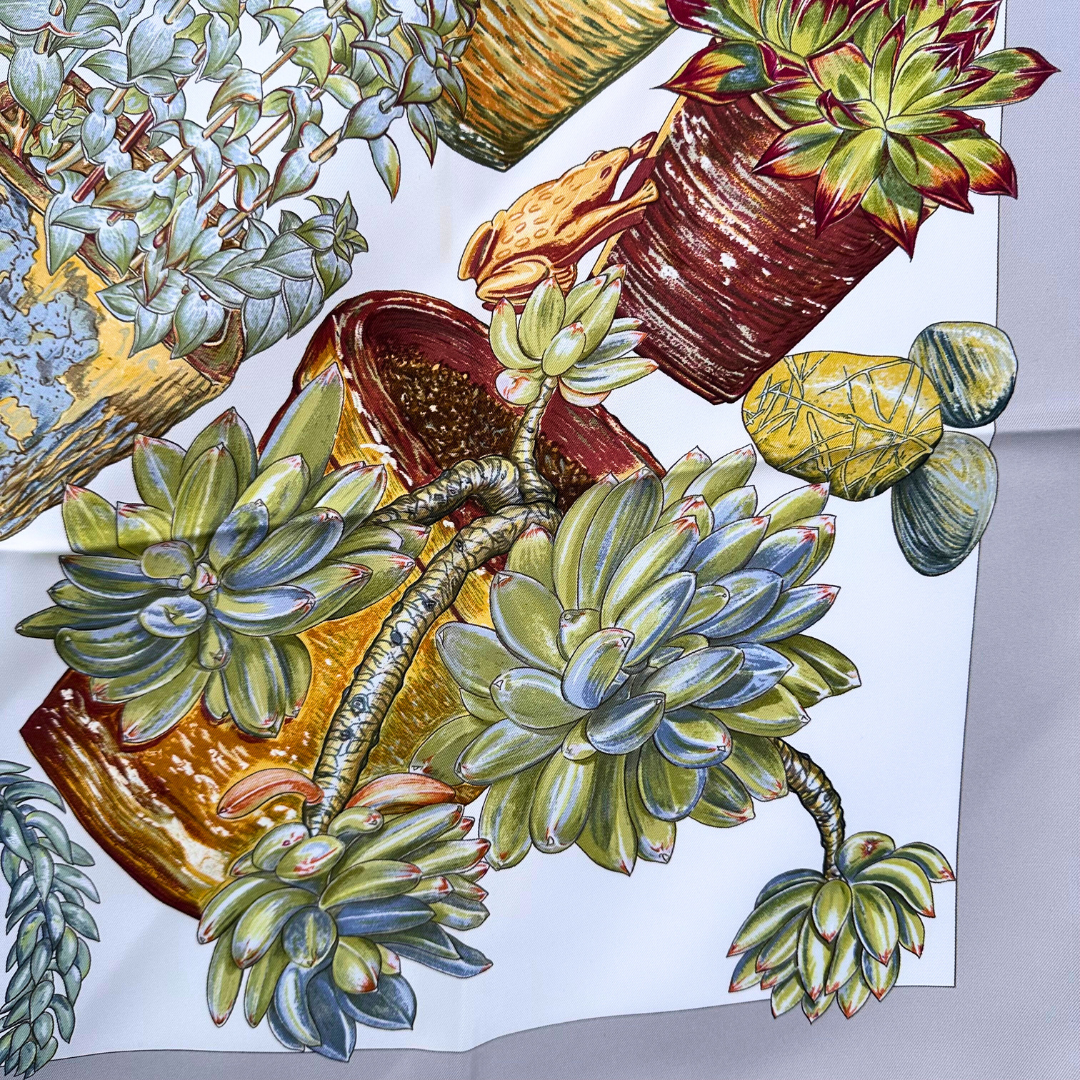 Jardin Secret Hermes Scarf by Valerie Dawlat