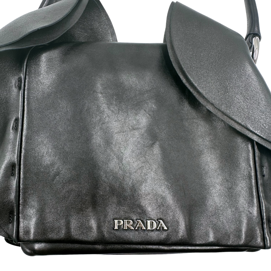 Prada Nappa Ruffle Bag