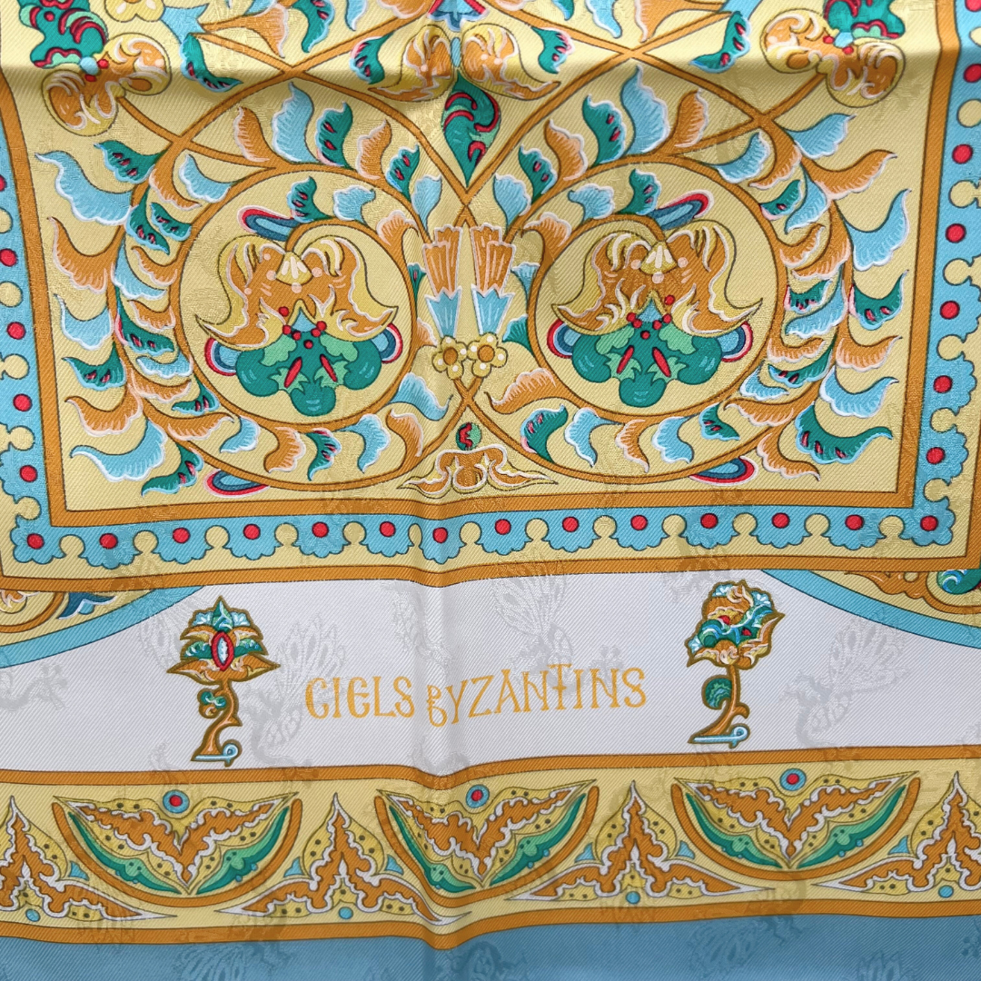 Hermes Ciels Byzantins Scarf