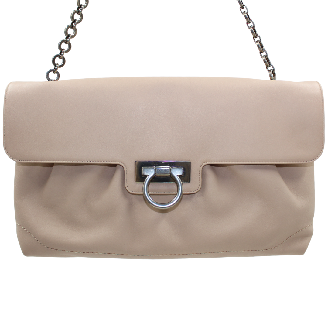 Salvatore Ferragamo Gancini Chain Shoulder Bag