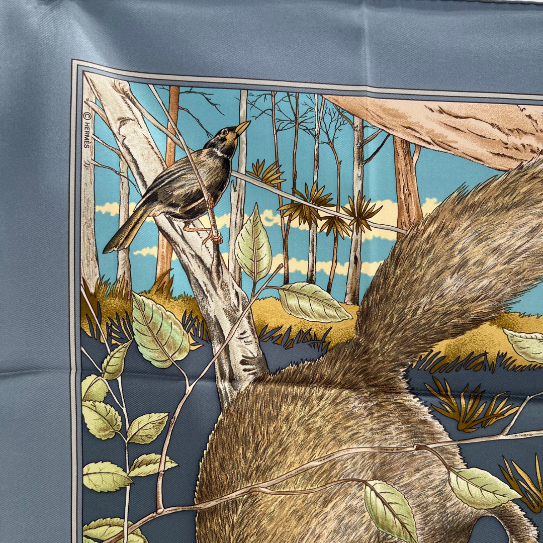 Chasse au Bois Hermes Scarf by Carl de Parcevaux