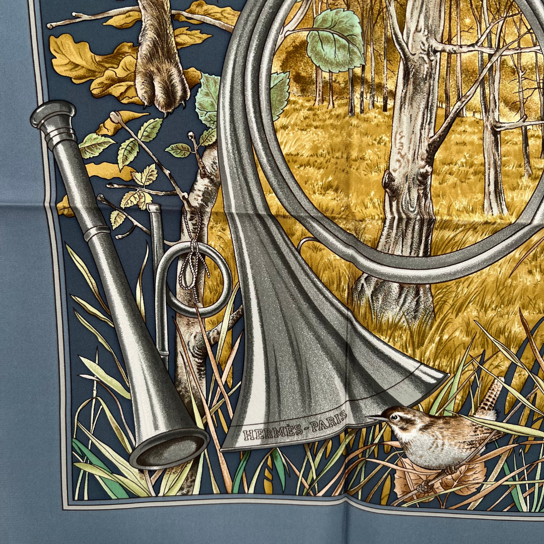 Chasse au Bois Hermes Scarf by Carl de Parcevaux