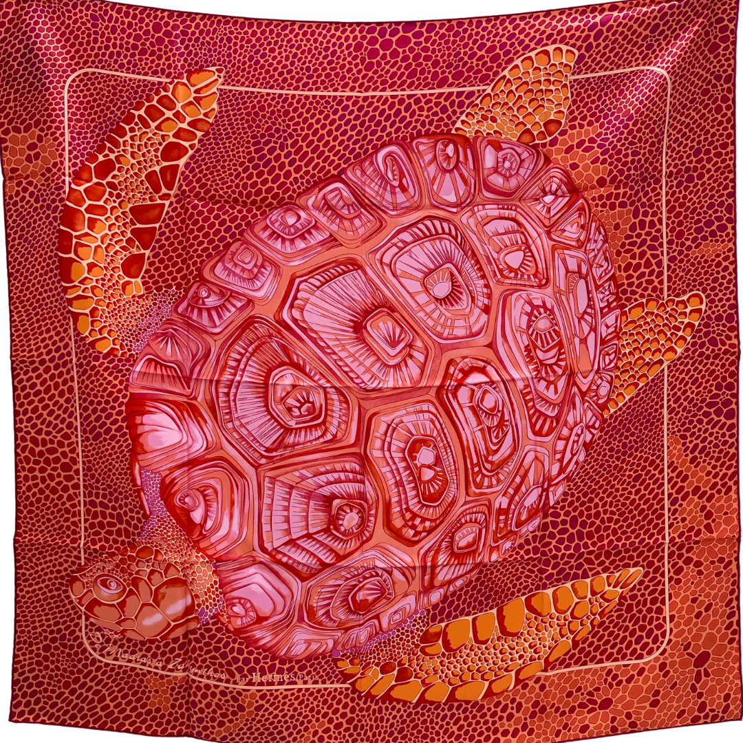 Hermes De Madras a Zakynthos Silk Scarf GRAIL