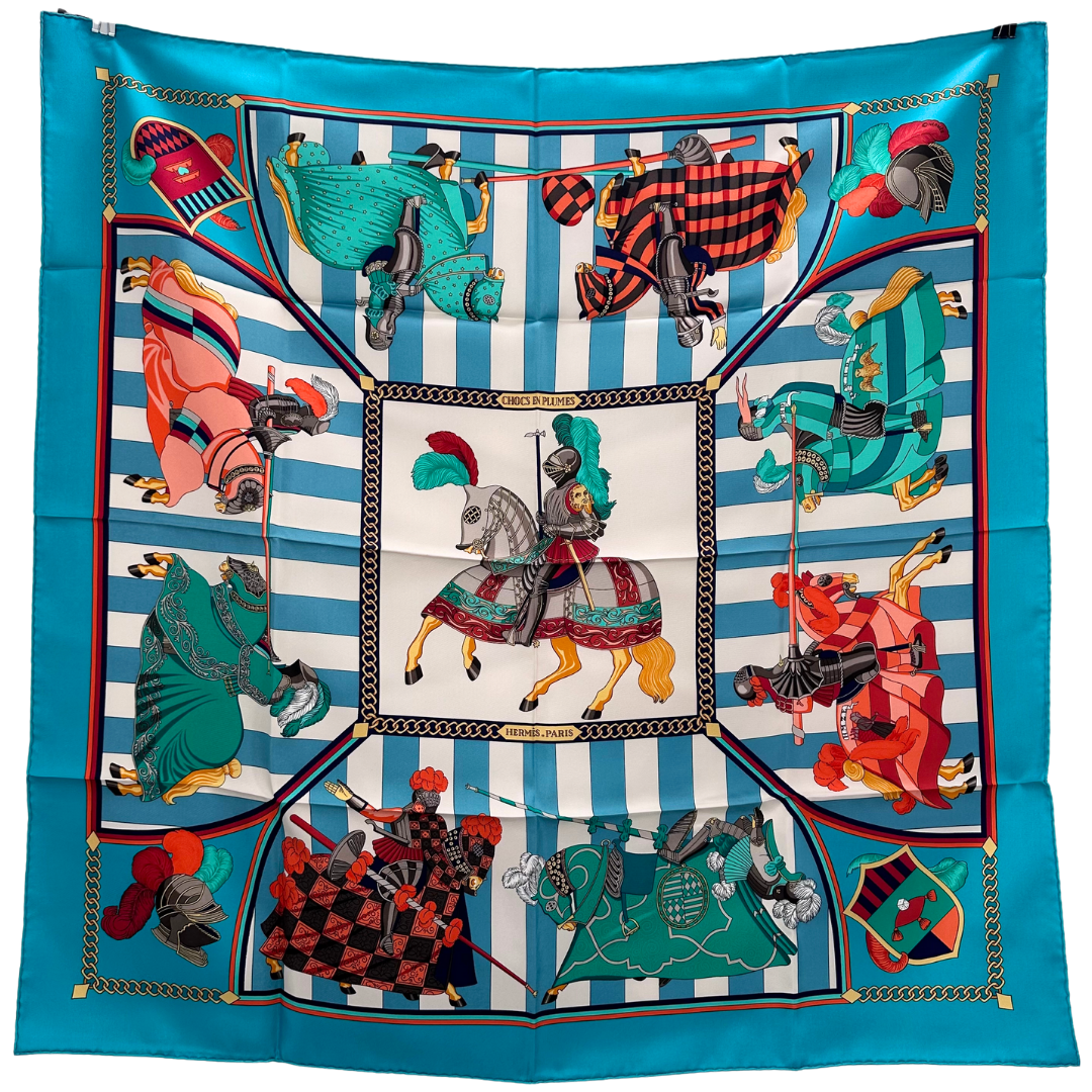 Hermes Chocs En Plumes Scarf