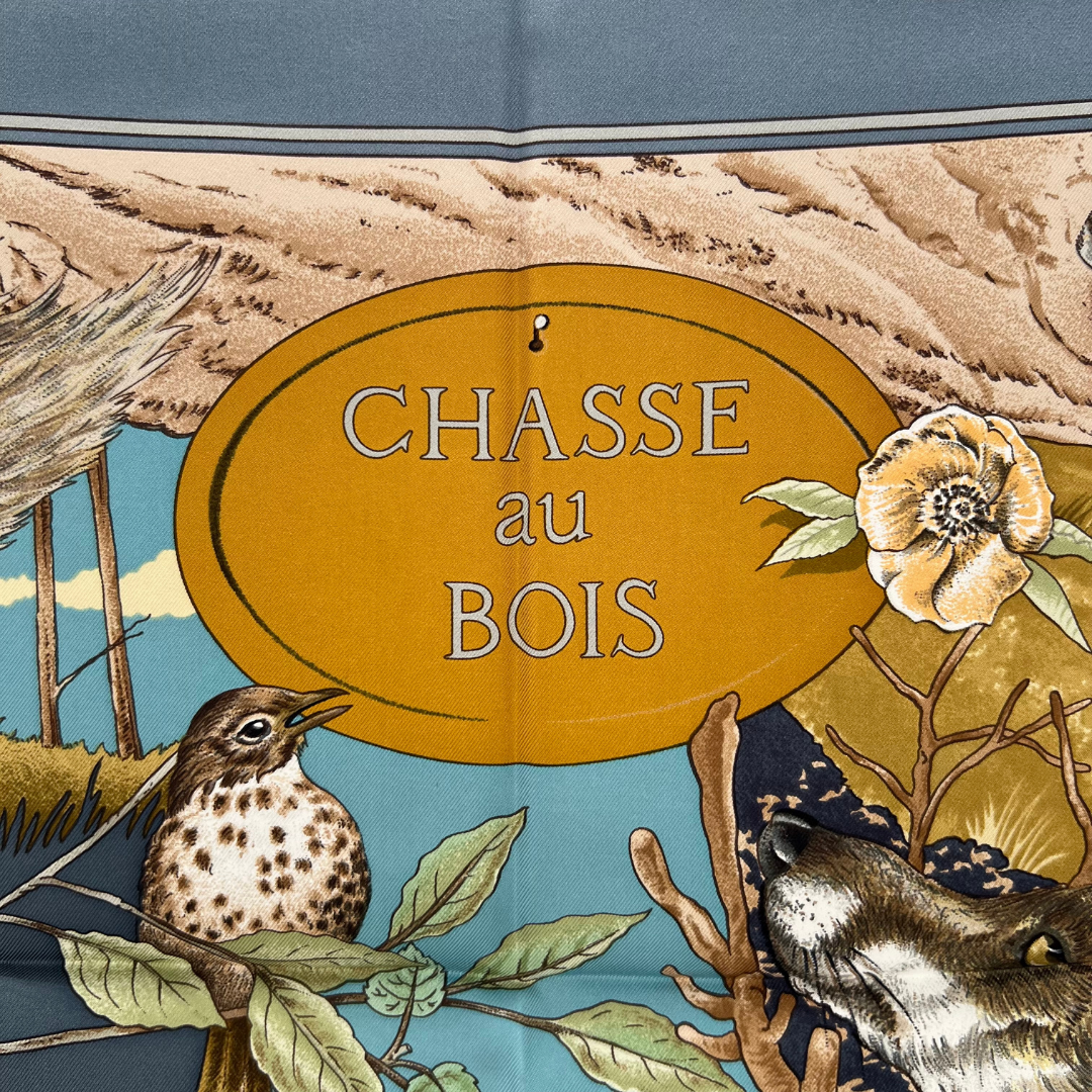 Chasse au Bois Hermes Scarf by Carl de Parcevaux