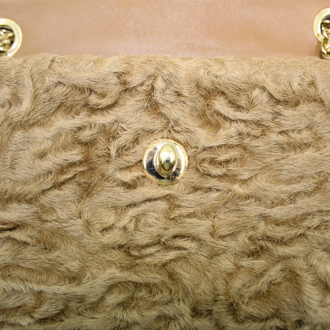 Chanel Persian Lamb Single Flap Bag