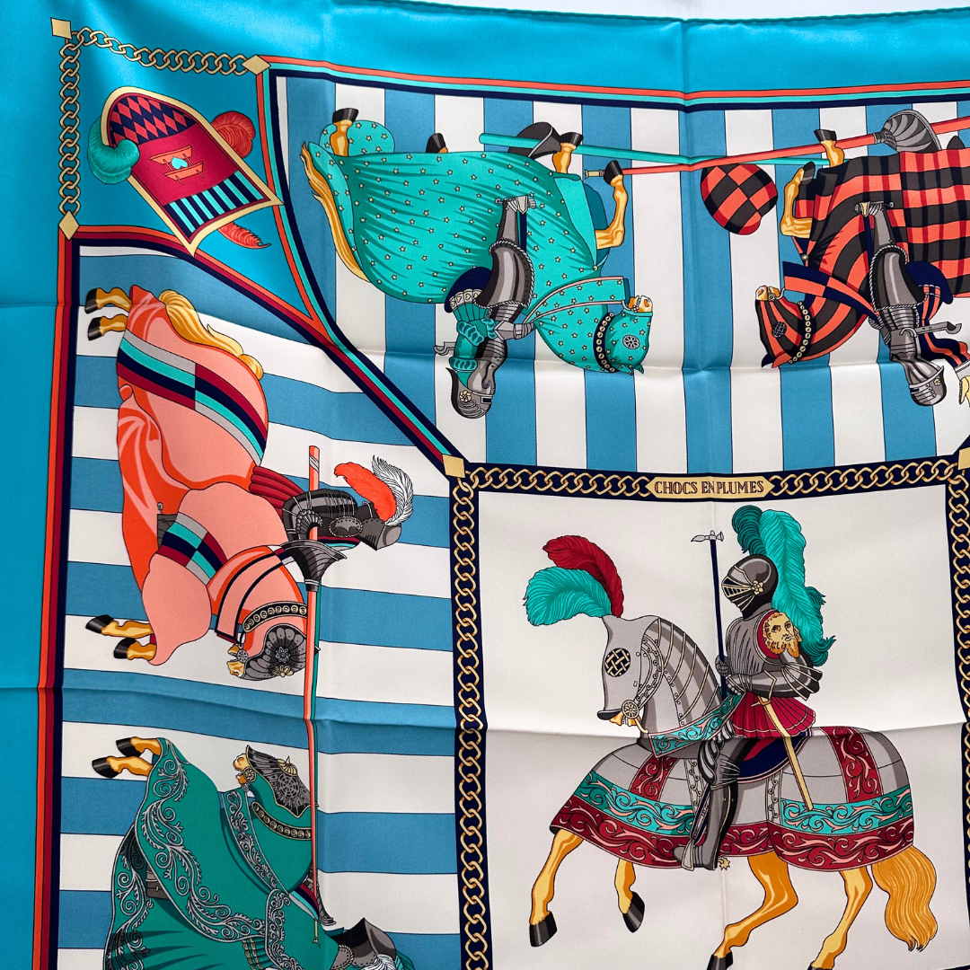 Hermes Chocs En Plumes Scarf