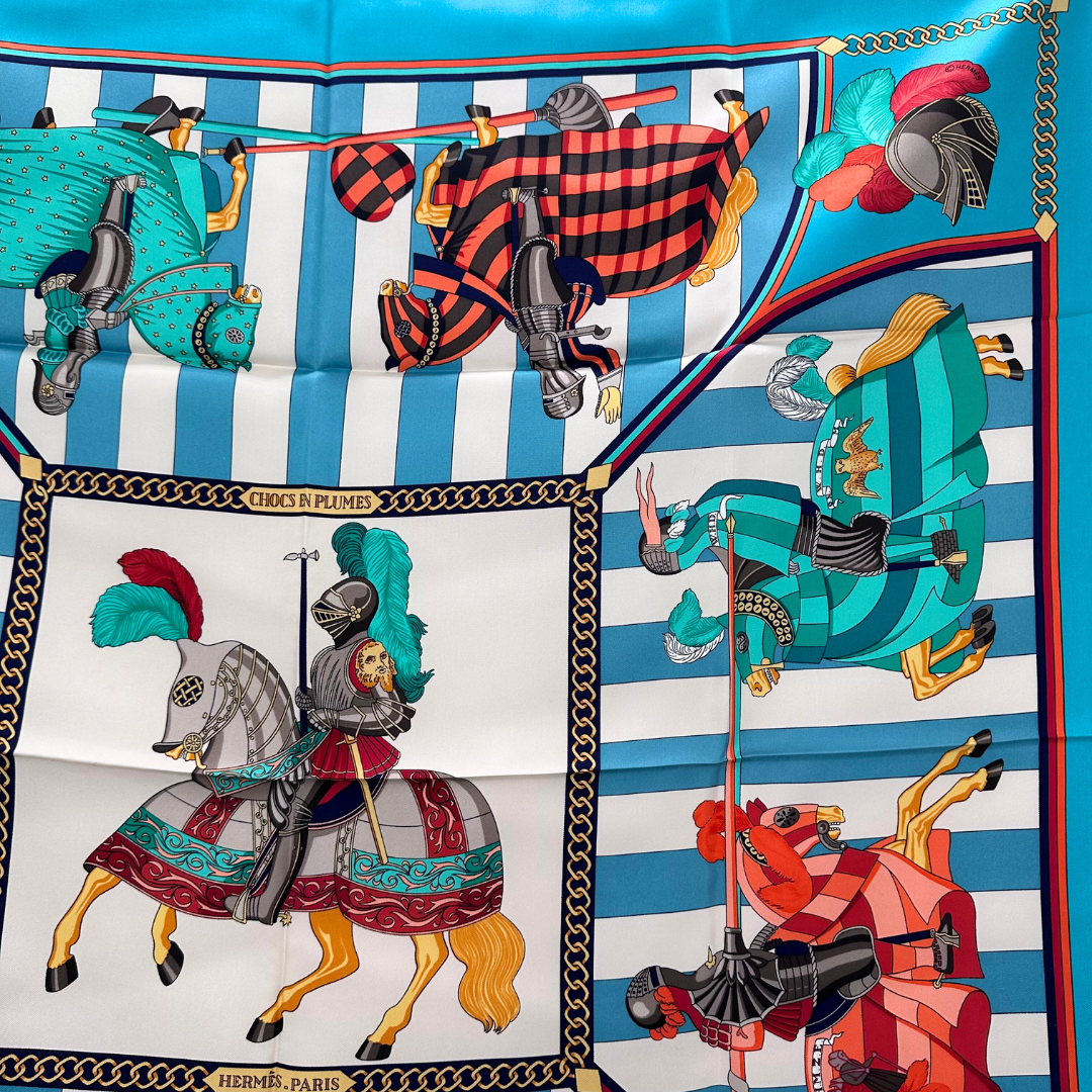 Hermes Chocs En Plumes Scarf