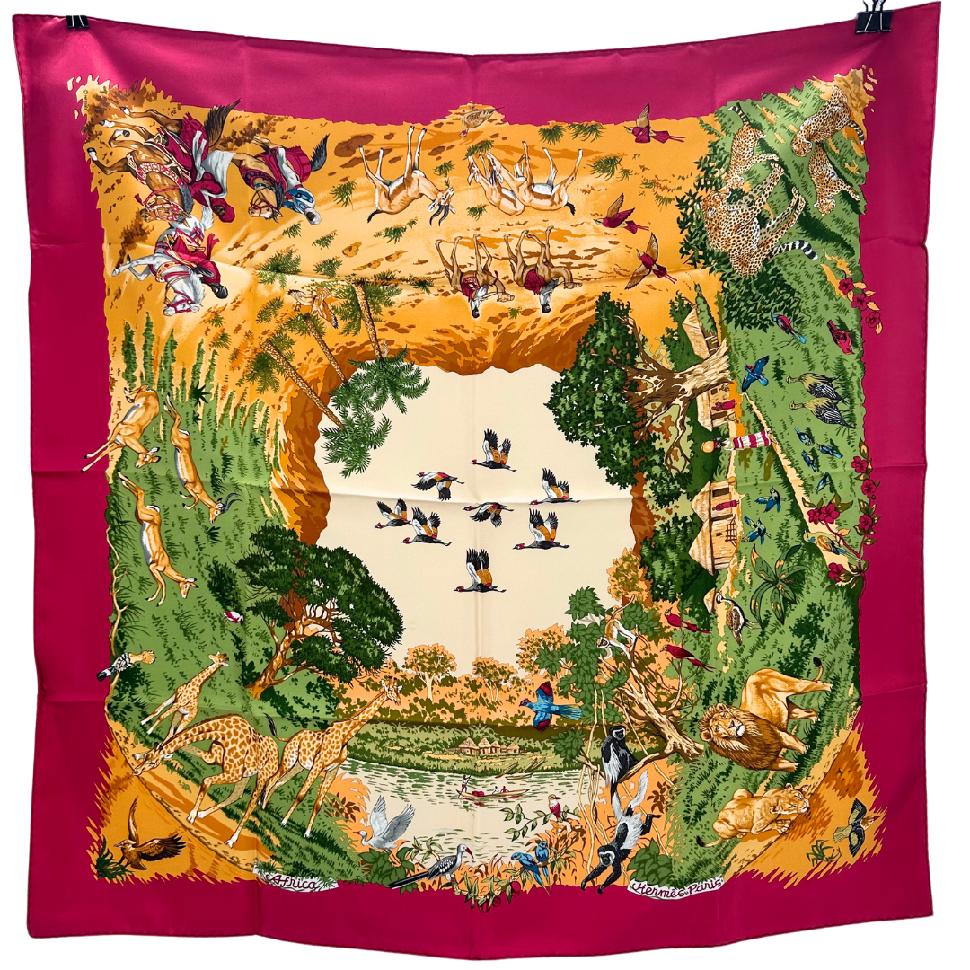 Africa Hermes Scarf by Robert Dallet