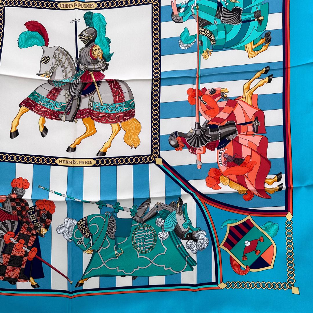 Hermes Chocs En Plumes Scarf