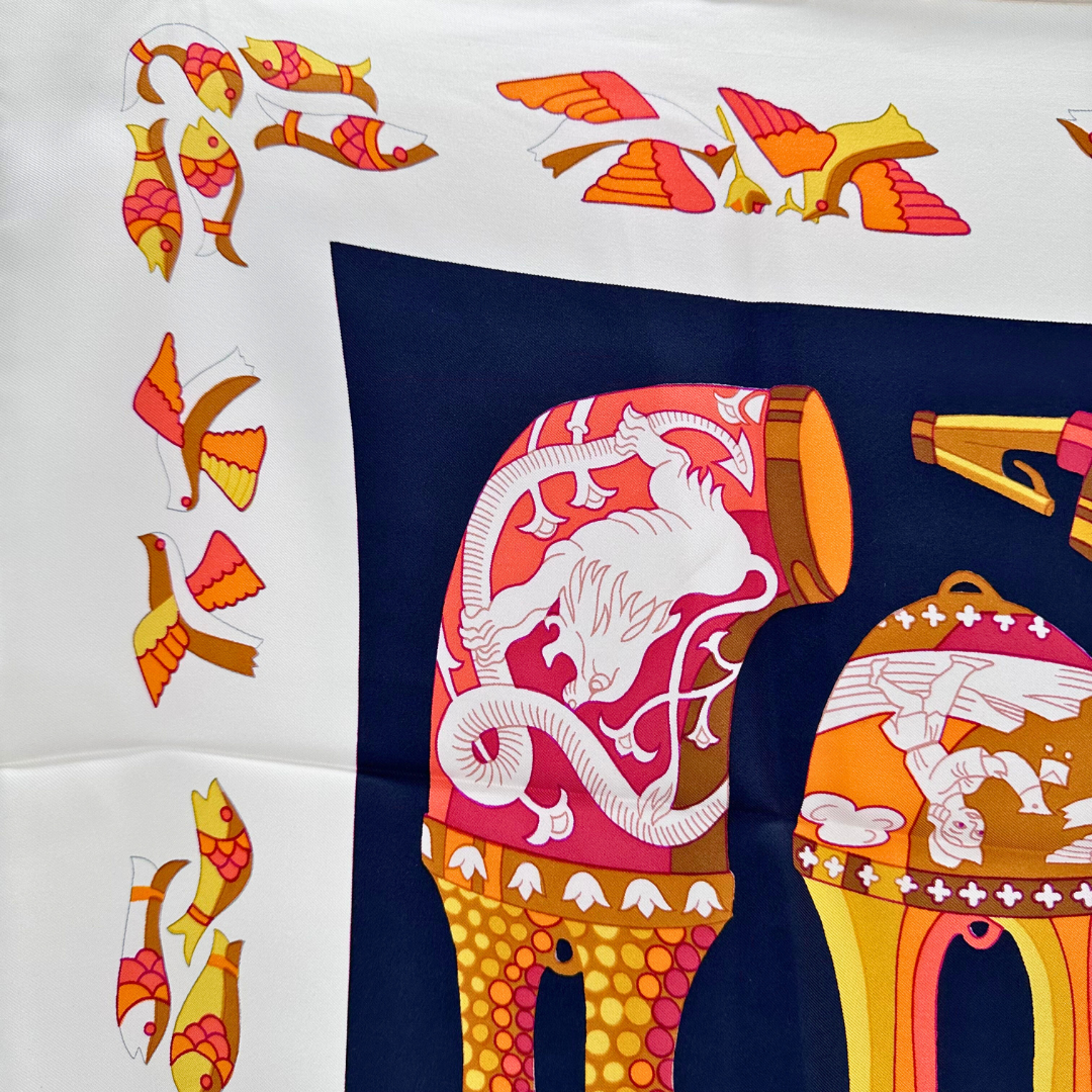 Hermes Rhytons Scarf