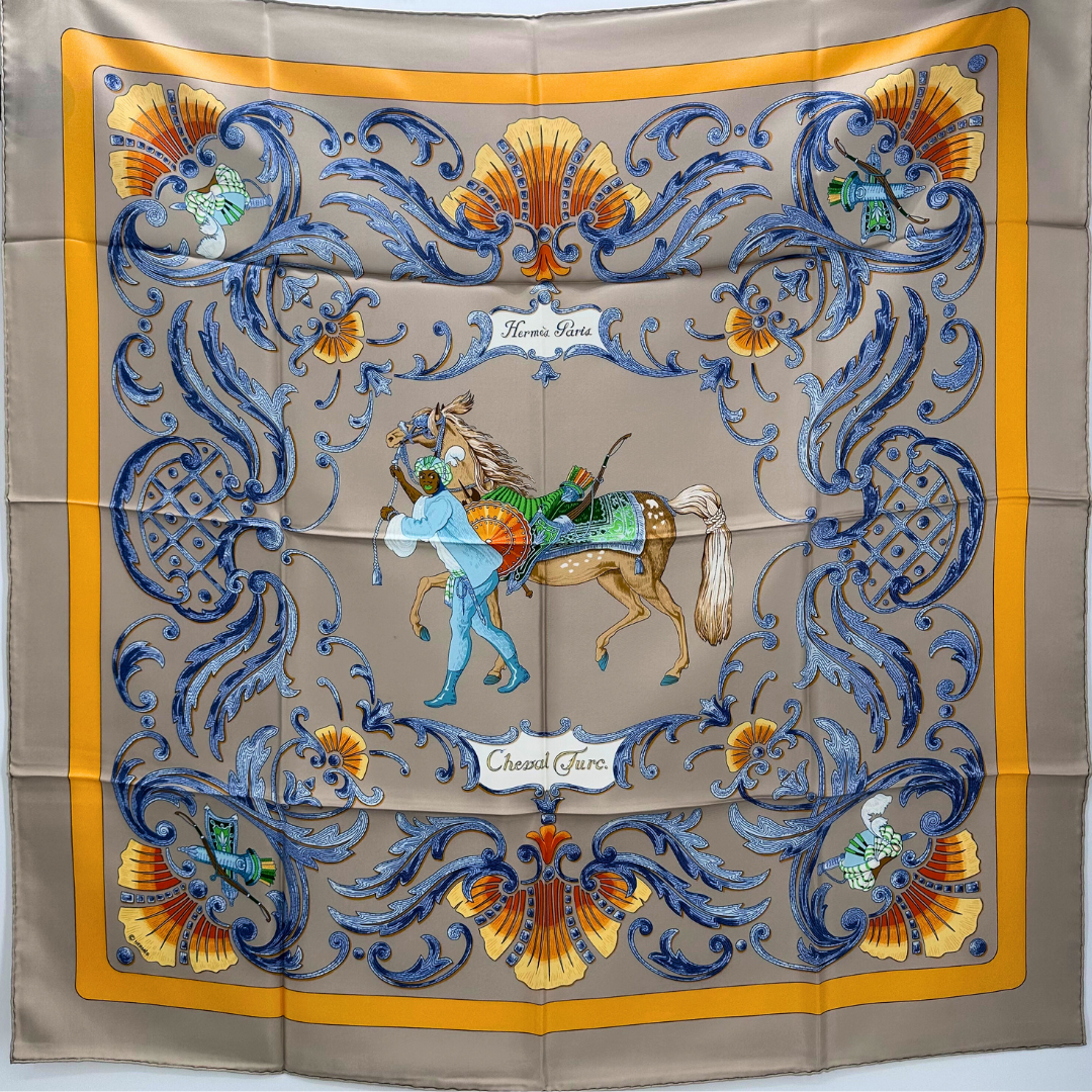 Cheval Turc Hermes Scarf by Vauzelles