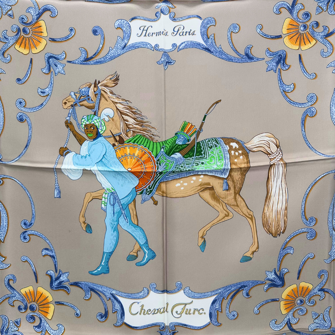 Cheval Turc Hermes Scarf by Vauzelles