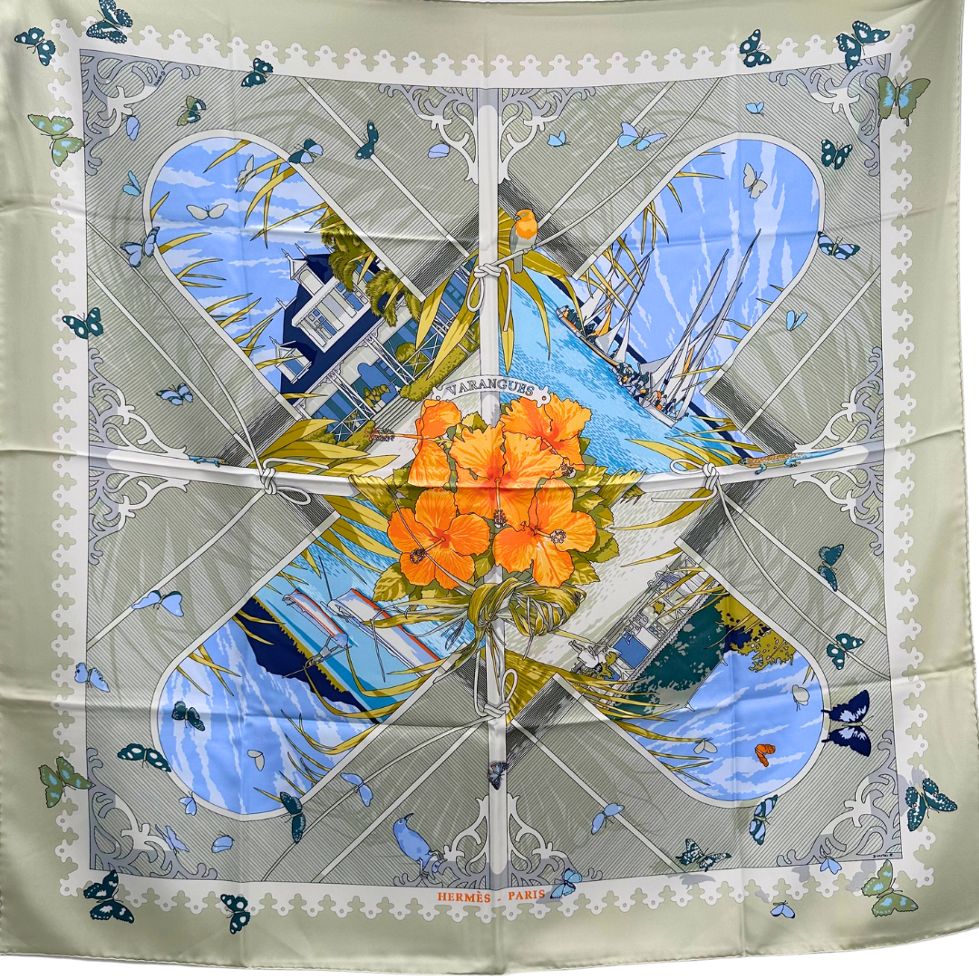 Varangues Hermes Silk Scarf By Dimitri Rybaltchenko