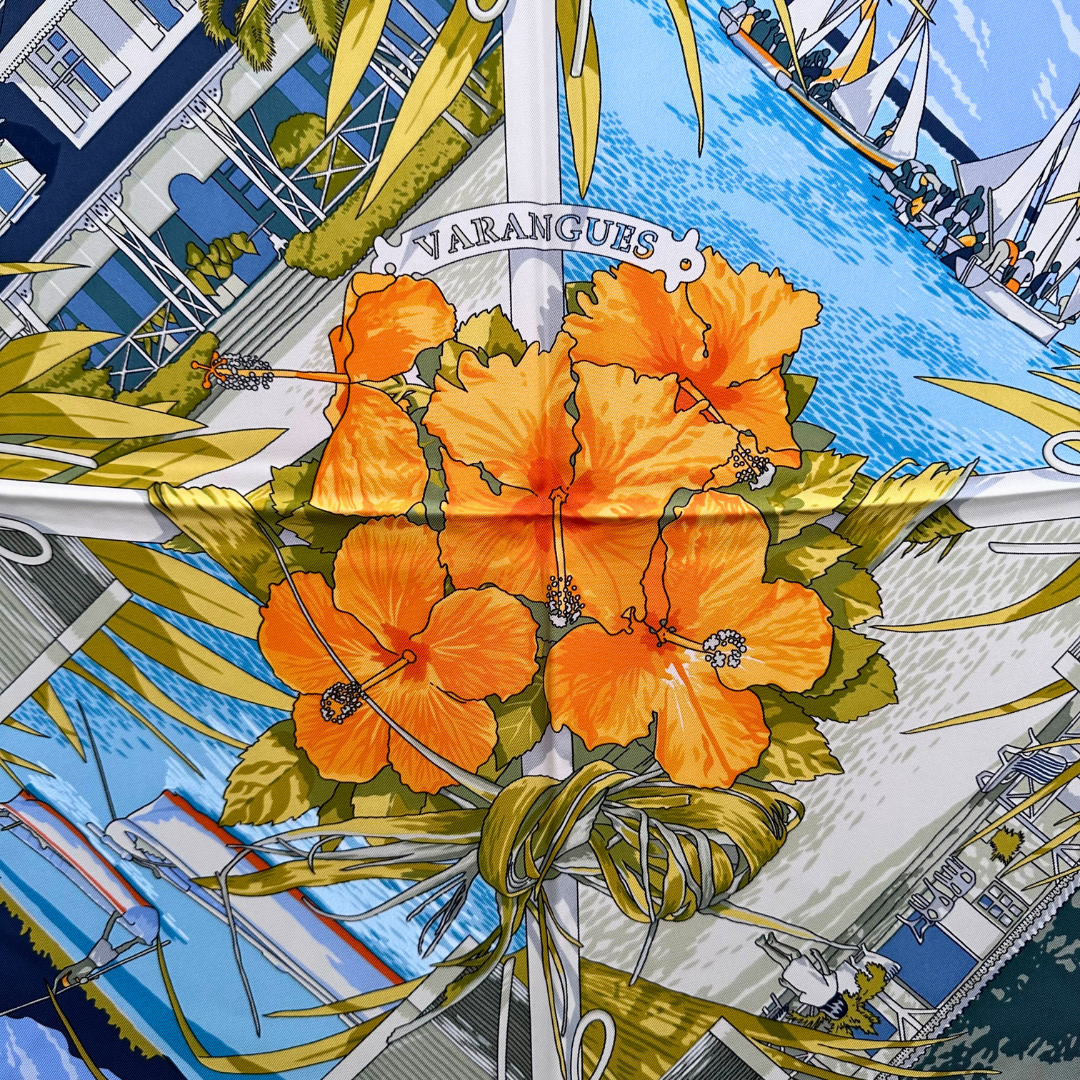 Varangues Hermes Silk Scarf By Dimitri Rybaltchenko