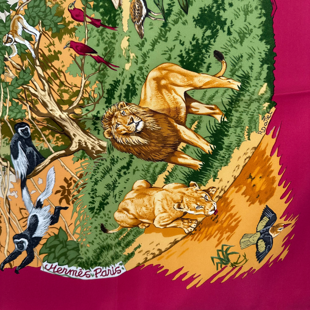 Africa Hermes Scarf by Robert Dallet