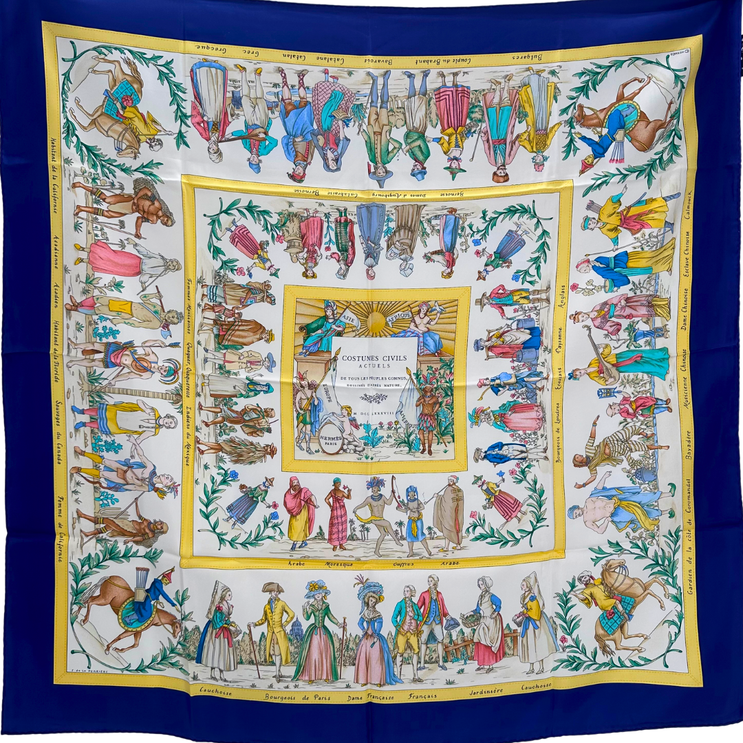 Costumes Civils Actuels Hermes Scarf by Françoise de la Perrière