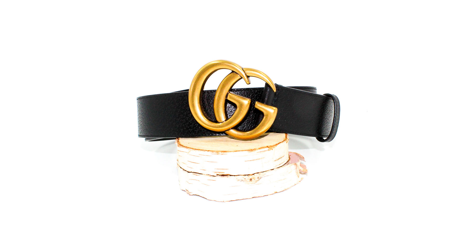 Textured gucci store belt